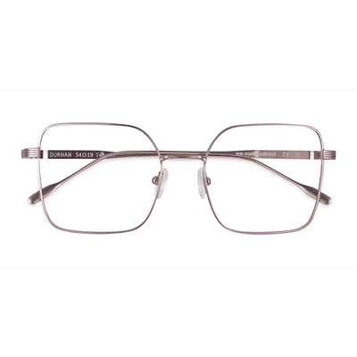 Unisex s square Rose Gold Metal Prescription eyeglasses - Eyebuydirect s Durnan