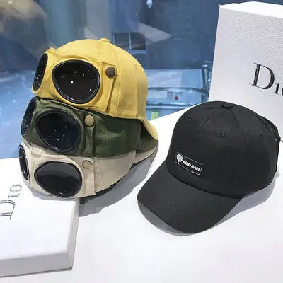 Casquettes de baseball unisexes d'été avec lunettes, casquette d'aviateur, casquette à visière personnalisée pour femme, casquette de hip-hop, casquette de sport d'extérieur pour homme, visière