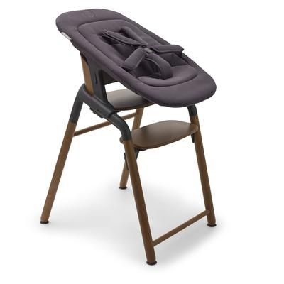 Bugaboo Giraffe Complete High Chair + Newborn Set Bundle - Warm Wood / Grey / Tornado Grey