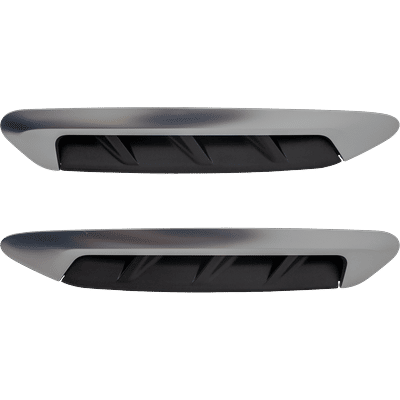 JC Whitney Fender Vents Satin, Front, Driver & Passenger Side, 1-year unlimited-mileage warranty SET-GB22470001