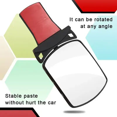 Rétroviseur de voiture rotatif pour bébé, observation automatique, siège arrière, miroir auxiliaire, moniteur pour bébé, vue de sécurité, intérieur de voiture