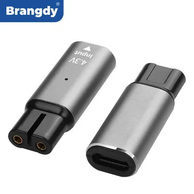 Brangdy 4.3V Type-C Shaver Adapter Charger Converter Fit for Philips Norelco OneBlade QP2520 QP2620 QP2515 QP2510 Shaver