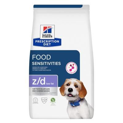 2x3kg Hydrolysed Soya Low Fat Food Sensitivities z/d Prescription Diet Hill's Dry Dog Food
