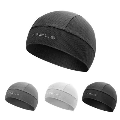 Cycling Cap Breathable Moisture Wicking Running Hiking Motorcycle Elastic Cap Absorbent Quick Dry Under Helmets Thin Hat