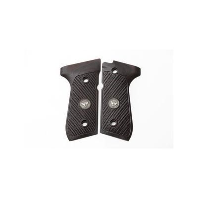 Wilson Combat Beretta 92 96 G10 Grips ULTRA THIN with WC Logo Black Cherry 728-FS-UT-BC