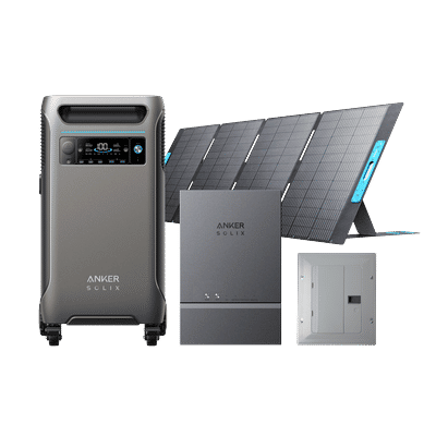 Anker SOLIX F3800 + Smart Home Power Kit + 400W Solar Panel