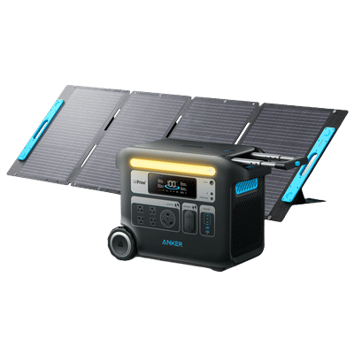 Anker SOLIX F2000 Solar Generator + 200W Solar Panel