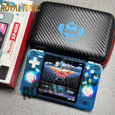 New XF40H Handheld Game Console 4.0'' IPS BIG Screen 30+ Emulators 4000mAh Long Time-play Pocket Video Player for Adult Kid Gift