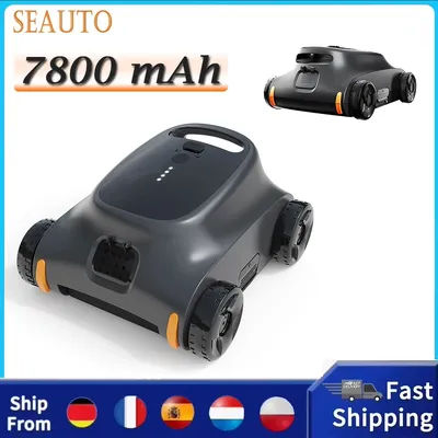 Seauto Sat 10 7800Mah batterie robot nettoyeur de piscine aspirateur de piscine robot sans fil 2L panier filtrant