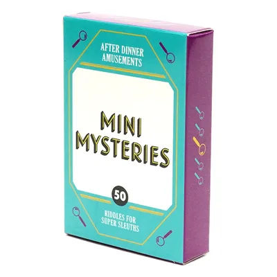After Dinner Amusements: Mini Mysteries