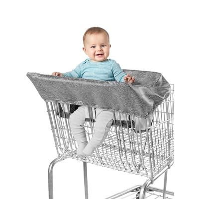 Skip Hop Take Cover Shopping Cart & Baby High Chair Cover - Grey Swirl Dot