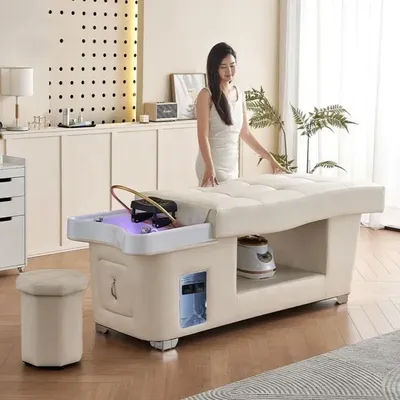 XinSheng Shampoo Bed Hair Salon Beds Head SPA Fumigation Machine Massage Table Leisure and Health Store Commercial Furniture