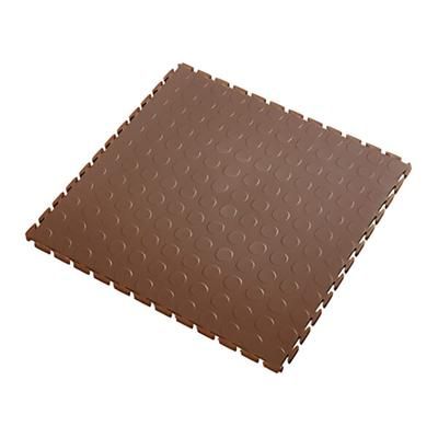Lock-Tile 7mm Brown PVC Coin Tile (30 Pack)
