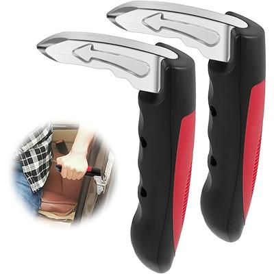 Maniglia ausiliaria multifunzione per portiera auto da 1/2 pezzi, design ergonomico con impugnatura antiscivolo per anziani e disabili, adatta universale per la maggior parte dei veicoli