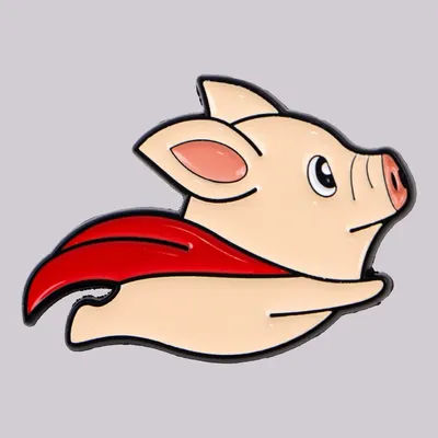 Cute Pig Humorous Enamel Pins Cartoon Brooches Badge Lapel Pin For Backpack Clothes Accessories Animal Jewelry Birthday Gifts