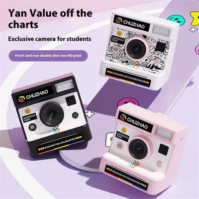 HD Portable Retro Printing Camera Thermal Paper Instant Printing Outdoor Travel Video Photo Digital Camera with Wifi Function