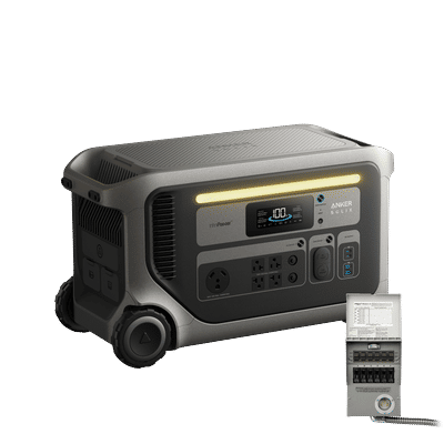 Anker SOLIX F3000 + 6-Circuit Manual Transfer Switch - Deal