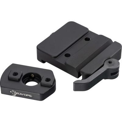 Gray Ops CNC Ckye Pod Arca Clamp Black GO-TLACKY