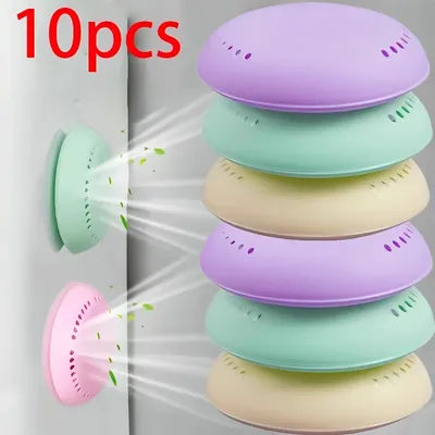 10 pack compressed solid air freshener - a long-lasting deodorizer with multiple fragrances and an additional casing, suitable f