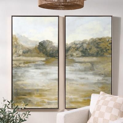 Tranquil Waterside Canvas Wall Art - I - Grandin Road