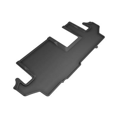 3D Mats USA Floor Made of Rubber Black Molded Liner, Third Row, Limited Warranty L1CH09831509