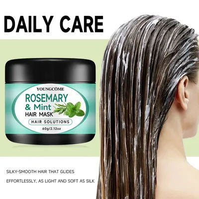 Rosemary Plant Essence Hair Mask Repair Damage Dry Split Hair Nourishing Moisturizing Treatment Shiny Deep Hair Care Mask 30/60g