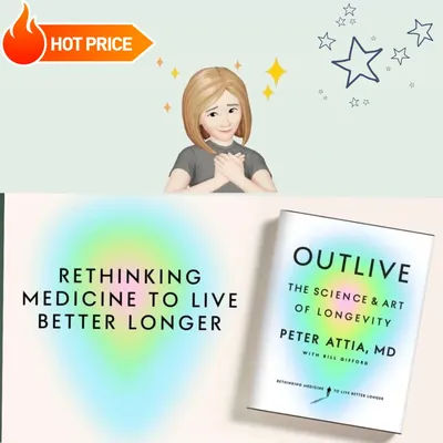 Outlive By Peter Attia The Science and Art of Longevity Paperback Book in English
