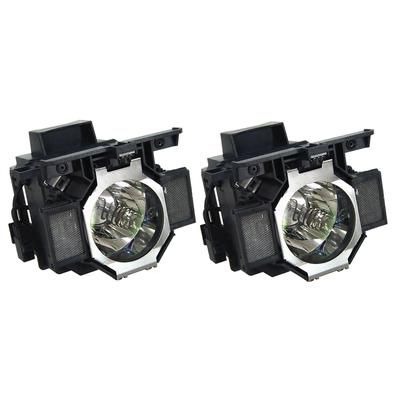Jaspertronics™ Original Lamp & Housing TwinPack for the Epson EB-Z8455WU Projector - 1 Year Warranty