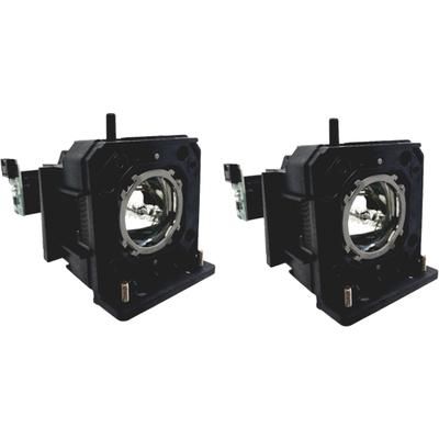 Jaspertronics™ Original ET-LAD120PW Lamp & Housing TwinPack for Panasonic Projectors - 1 Year Warranty