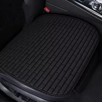 Coprisedile universale in lino per auto, tessuto traspirante in lino, protezione per cuscino del sedile anteriore e posteriore, accessori per auto da uomo, interni auto