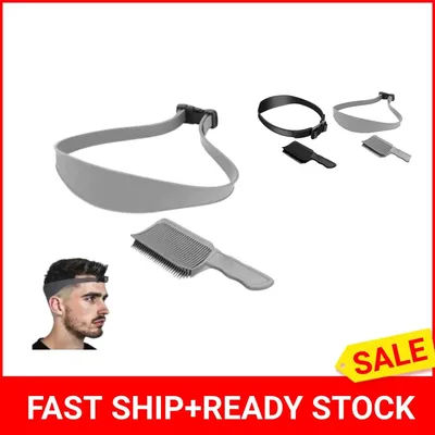 Adjustable Hair Trimming Guide Set Neckline Shaving Template,DIY Self Haircutting System, Shaving Straight Neck Hairline Tool