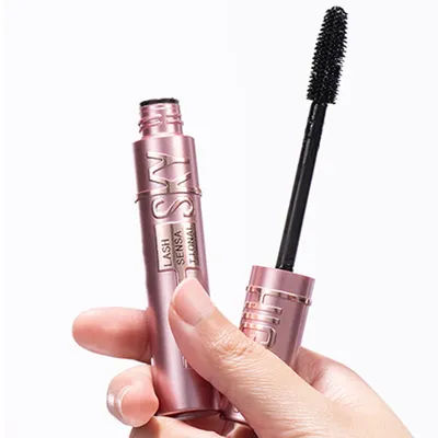 Natural Thick Curling Mascara Makeup Non-Smudge Brushes Lengthens Eyelashes Waterproof Fast Dry Black Curling Mascara Cosmetics