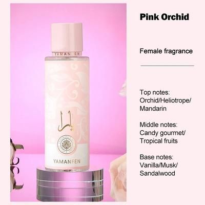 Body Mist Long Duration Fruity Body Spray Perfume, Natural Lasting Fragrance & Body Deodorant pink Orchid