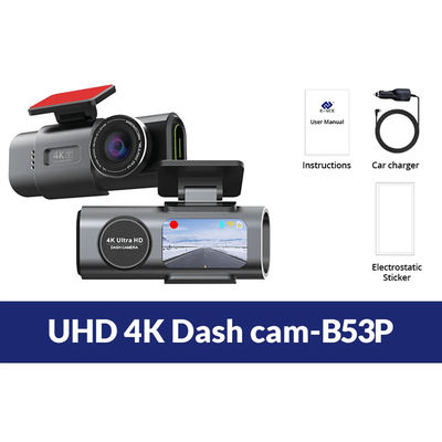 4K Dual Lens Dash Cam With GPS And Night Vision For Car Security And Driving Safety camera Only 128 G