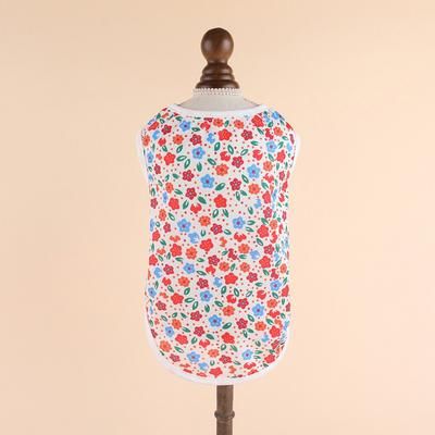 Summer Dog Clothes: Stylish Big Dog Vest For French Bulldogs & Puppies Red l