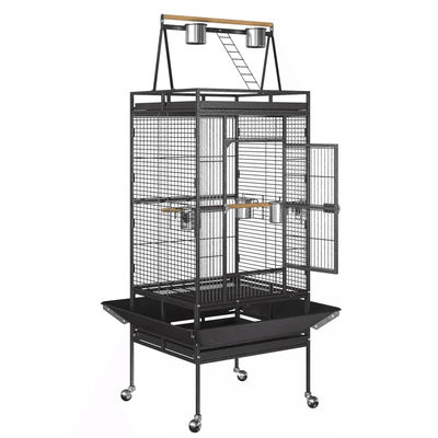 Large Bird Cage With Play Top, Ideal For Parrots, Finches, Macaws, And Cockatoos Large Bird Cage With Play Top, Ideal For Parrots, Finches, Macaws, And Cockatoos