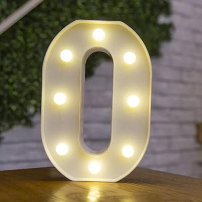 Luxury Alphabet & Number LED Lights: Battery Powered Night Light For Home, Wedding, Birthday & Christmas Party Decoratio