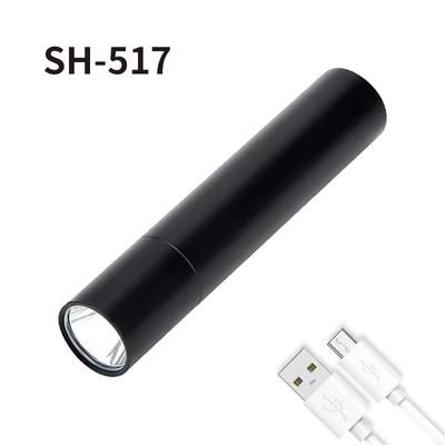 Portable LED Rechargeable Flashlight With COB Side Light USB Charging, Multi Function, Ideal For Outdoor Camping SH 517