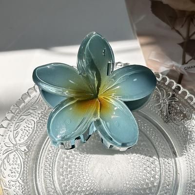 Large Boho Flower Hair Claw Clips For Women, Stylish Hairpins & Barrettes For Beach & Everyday Wear 9