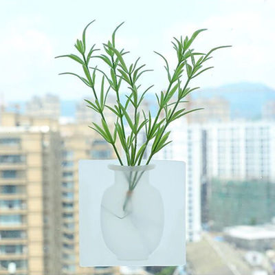 Magic Wall Decor Plant Vases Flower Container (3 Piece Set) White