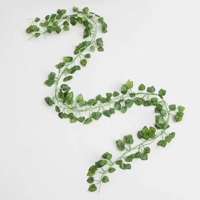 210cm Artificial Hanging Christmas Garland | Silk Vine Leaves Green Decor For Home, Wedding & Garden 3