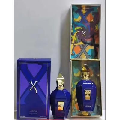 Luxury Perfume Spray Bottle 100ml Long Lasting Scent For Men And Women dark Blue