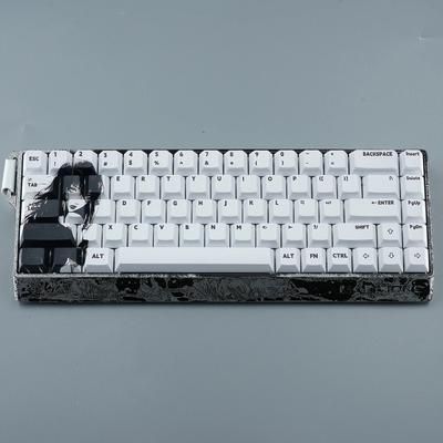 NPKC Cherry Profile Anime Keycap Set For 60 And 65 Percent Mechanical Keyboards With PBT Caps 75 Key B