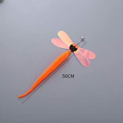 Cat Stick Toy Replacement Heads: Insect, Ocean, Plush Series With Bell Feather Teaser For Various Cats Pet Supplies A