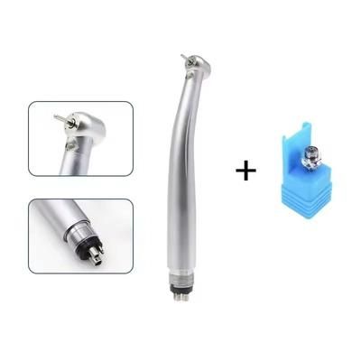 LED Dental High Speed Handpiece With Push Button And Triple Water Spray led 4 Hole Set