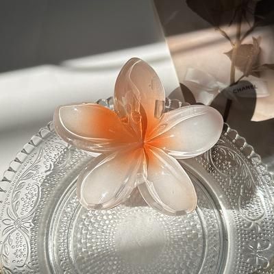 Large Boho Flower Hair Claw Clips For Women, Stylish Hairpins & Barrettes For Beach & Everyday Wear 12