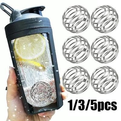 Stainless Steel Shaker Balls: Whisk Protein Mixer For Fitness Sports Shaker Cup Bottle 1 3 5PCS 5pcs