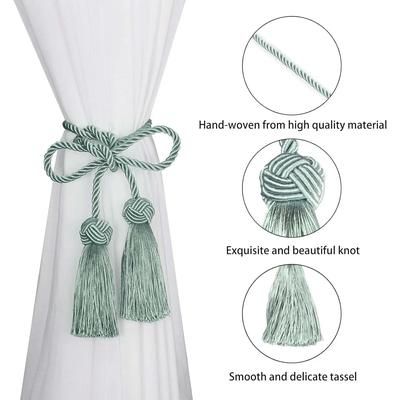 Tassels Curtain Tieback Clips: Home Decoration Accessories For Living Room Decor 5