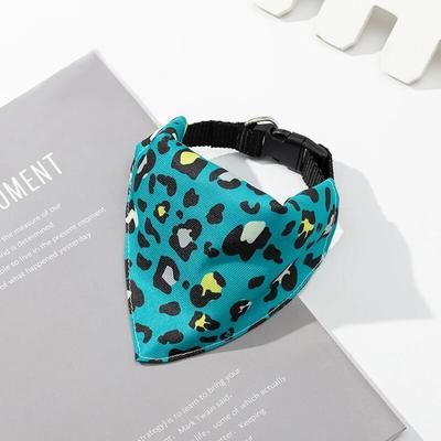 Adjustable Pet Bandanas: Plaid Cotton Scarf For Dogs & Cats S 1