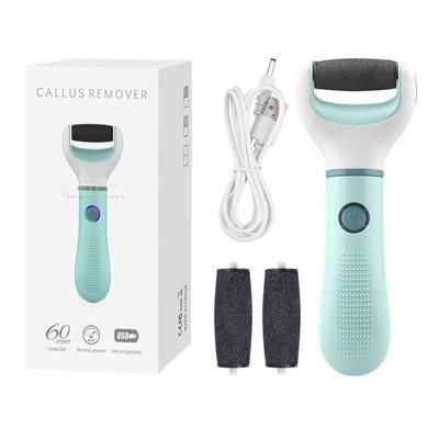 Electric Foot Grinder Wireless Pedicure Tool For Callus And Dead Skin Removal green